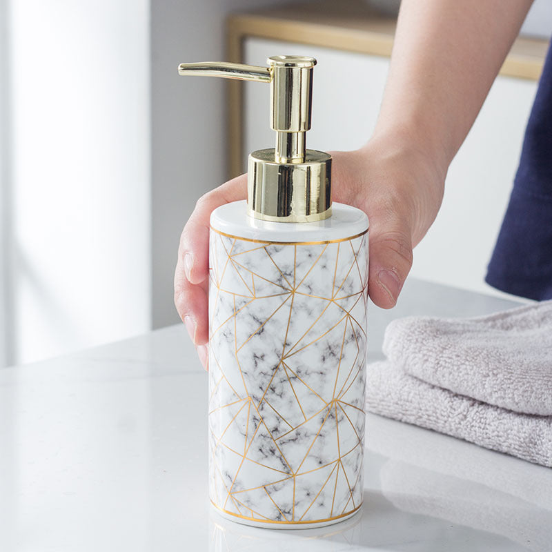 Marble Shampoo Bottle