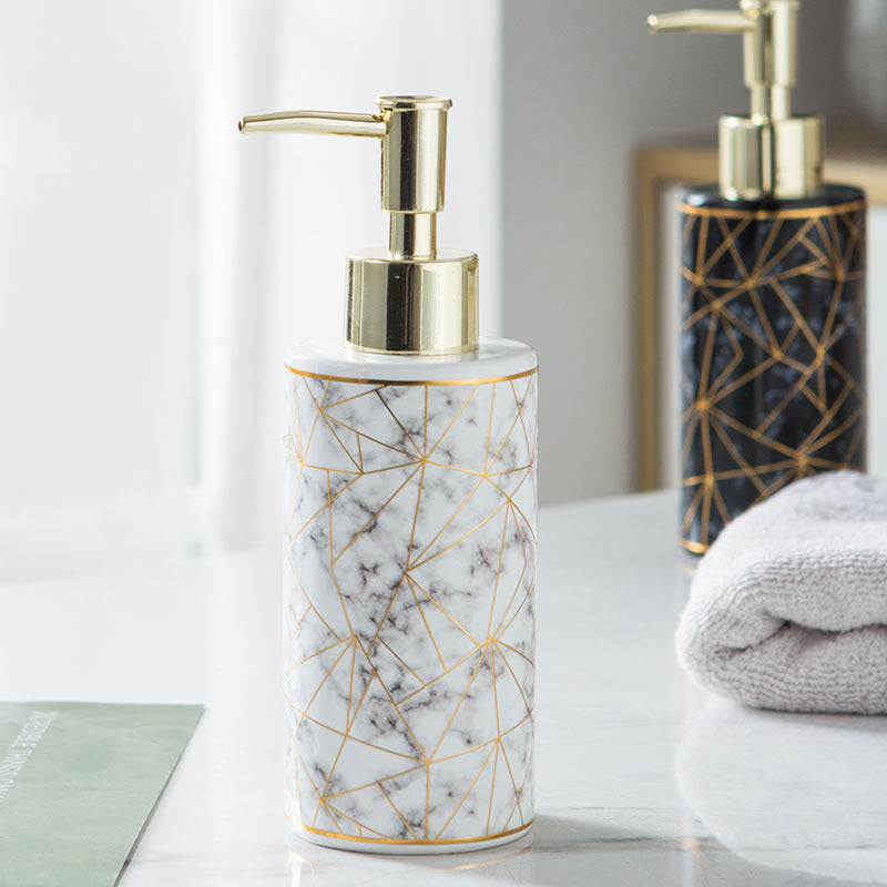 Marble Shampoo Bottle