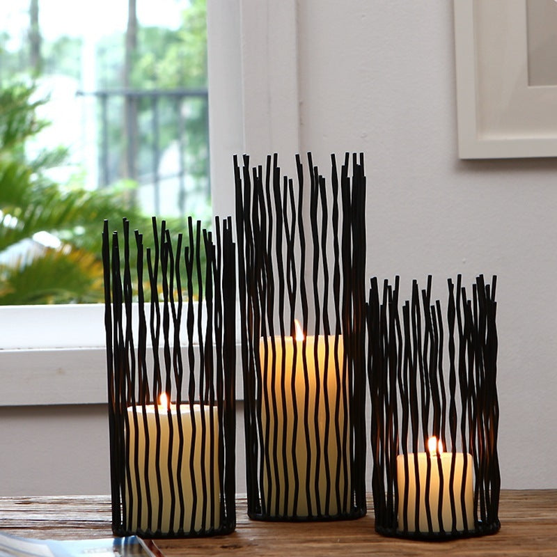 Iron Candle Holder