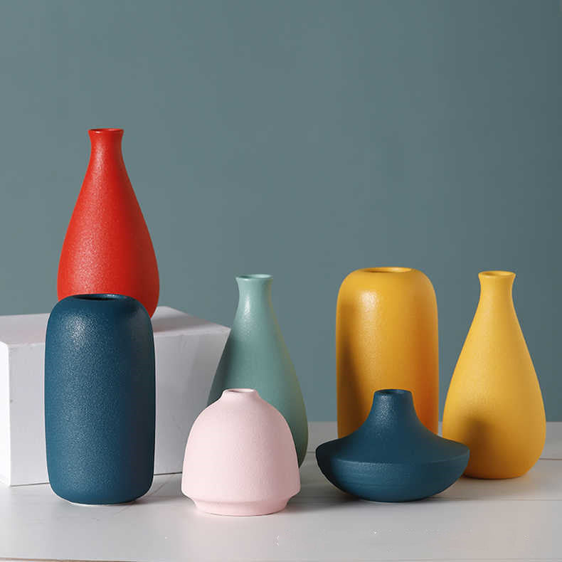 Solid Color Ceramic Vases