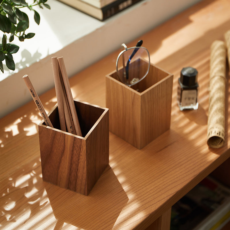 Wooden Pen Holder